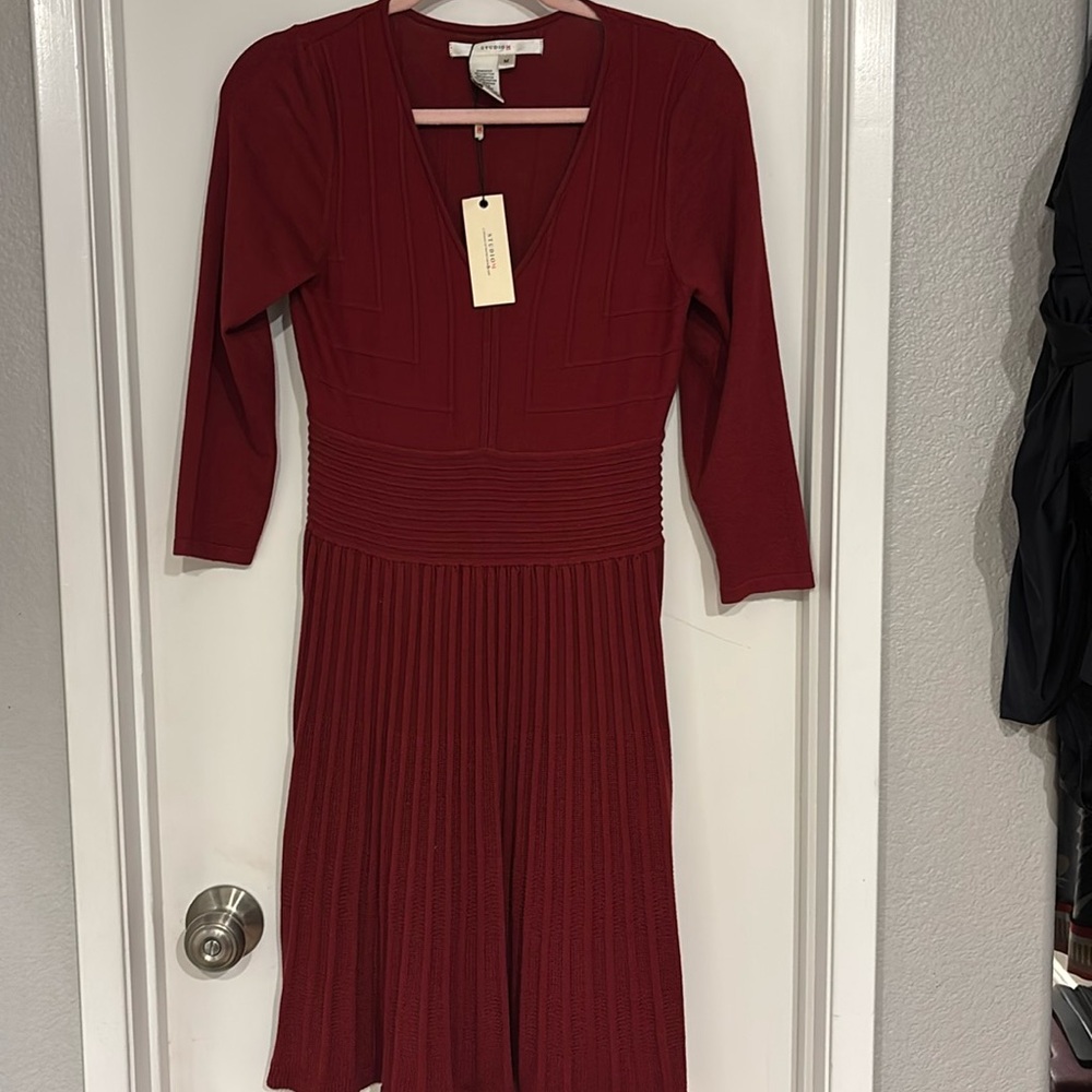 NWT light sweater dress with 3/4 length sleeves